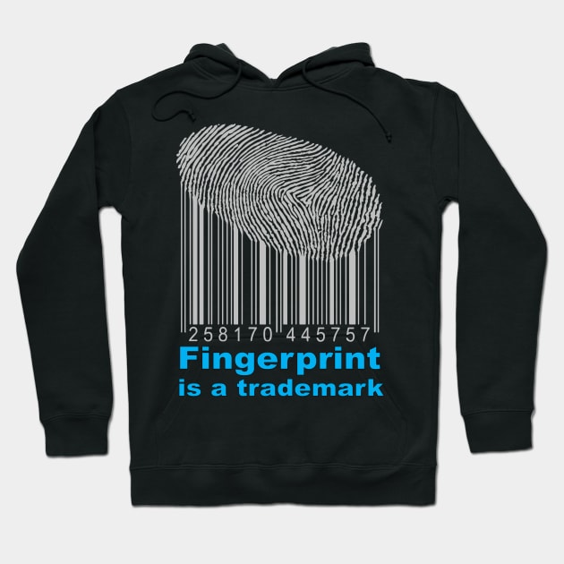 fingerprint is a trademark t-shirt 2020 Hoodie by Gemi 